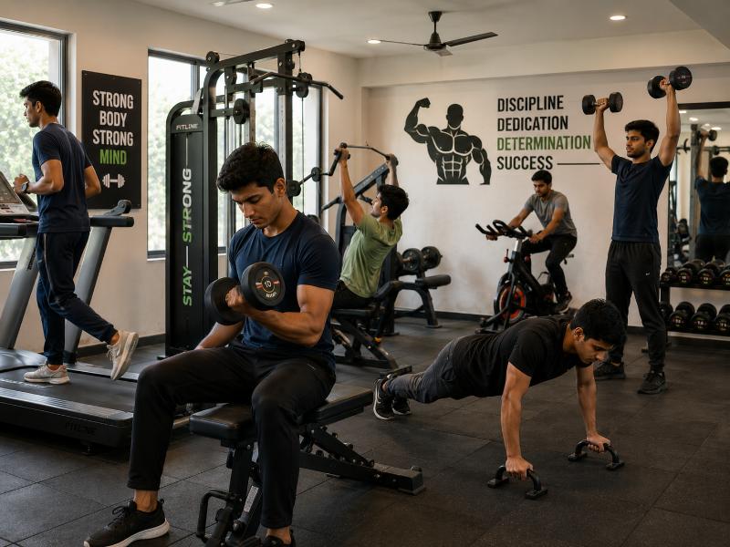 Gymnasium at Tagore Hostel