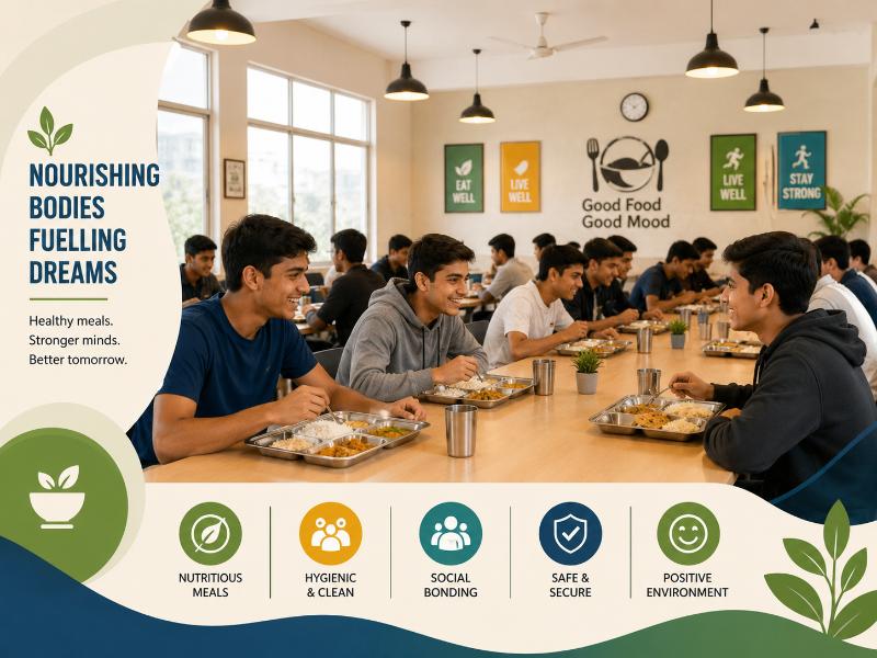 Nutritious Meals at Tagore Hostel Dining Hall